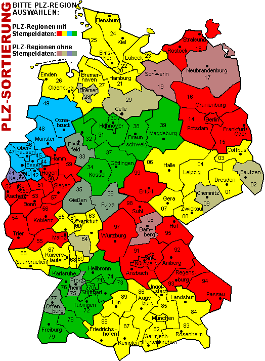 PLZ DEUTSCHLAND